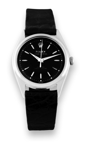 Rolex, Steel Ref. 5028 Explorer.Rolex, Oyster Perpetual, Explorer, Shock Resisting, case.No. 411829, Ref. 5028. Made in 1958..Fine and rare, tonneau-shaped, center-seconds, waterresistant.self-winding, stainless steel chronometer wristwatch.with a stainle
