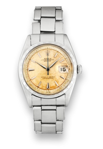 Rolex, Ref. 6304, Datejust.Rolex, Oyster Perpetual, Datejust, Officially Certified.Chronometer, Ref. 6304. Made in the 1950s..Fine, water-resistant, center seconds, self-winding, stainless.steel wristwatch with date and a stainless steel Oyster.bracelet w