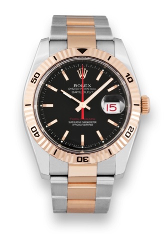 Rolex Ref. 116261, TURN-O-GRAPH.Rolex, Oyster Perpetual, Datejust TURN-O-GRAPH.Superlative Chronometer Officially Certified, case.No. Z005637, Ref. 116261. Made in 2006..Fine, center-seconds, self-winding, water-resistant, tonneaushaped.stainless steel an