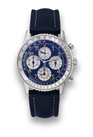 Breitling Navitimer 1461.Breitling, Navitimer 1461 S_rie.Limit_e Etanche, Ref.A 38022.No. 10 0740/1000, made in the 1990's..Fine and rare, self-winding, waterresistant.to 3 atm., stainless steel wristwatch.with 4-year perpetual calendar, the.52 weeks, rou