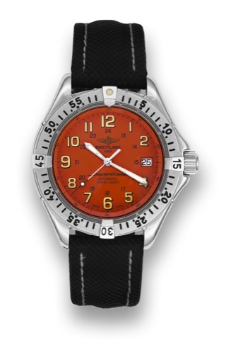 Super Ocean.Breitling, Super Ocean Professional Automatic, case No. 12836, Ref. A17040. Made circa 2004..Fine, self-winding, water-resistant stainless steel wristwatch with date, gas-escape valve, and stainless steel.Breitling clasp..To be sold without re