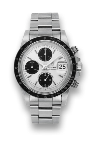 Tudor - Ref. 79160 - Chrono Time.Tudor, Chrono Time Oyster-Date, Automatic, Ref. 79160.case made by Rolex, Geneva. Made in the 1980's..Fine, self-winding, water resistant to 100 meters, stainless.steel wristwatch with round button chronograph, registers.t