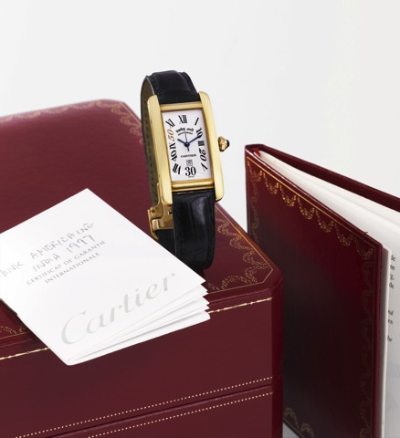 Cartier Tank Americaine.50th Anniversary of India