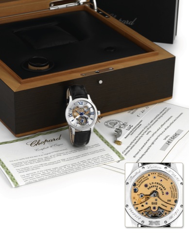 CHOPARD - PALLADIUM - TOURBILLON - CHRONOMETER.Chopard Cie, Gen
