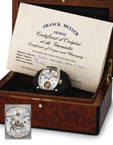 FRANCK MULLER REF. 8888T QPS AETERNITAS 4, PERPETUAL CALENDAR.BI RETROGRADE TOURBILLON, EQUATION OF TIME NO. 01.Franck Muller, Gen