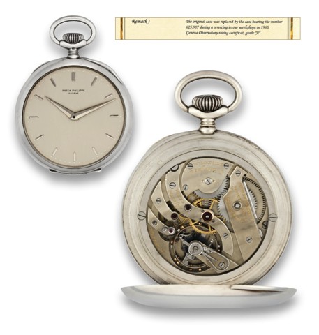 PATEK PHILIPPE REF. 738, LEVER.CHRONOMETER NAVIGATION WATCH FOR.GENEVA OBSERVATORY TRIAL, SILVER.Patek Philippe Cie., Gen