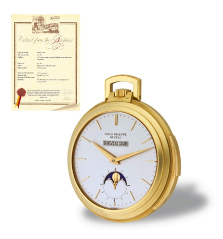 PATEK PHILIPPE, REF. 844, AMERICAN DIGITAL PERPETUAL CALENDAR MINUTE REPEATER.Patek Philippe, Gen
