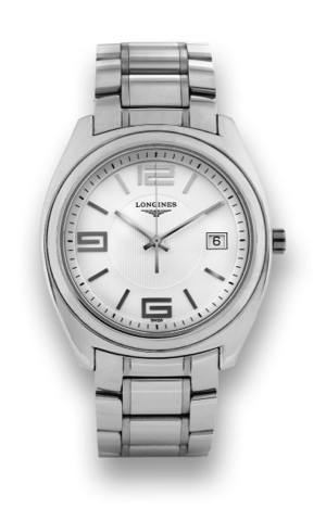 LONGINES LUNGOMARE.Longines, LungoMare, case No. 31948300, Ref.L3.632.4. Made in the 2000s..Fine, center seconds, water resistant, stainless steel, quartz wristwatch with date and a stainless steel Longines.deployant clasp and bracelet.