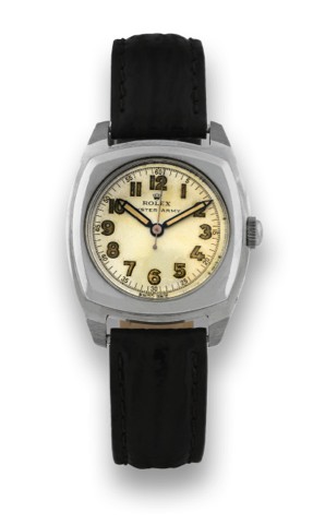 ROLEX REF. 3139 STEEL OYSTER ARMY.Rolex Oyster ARMY, case No. 381811, Ref. 3139. Made in the 1930