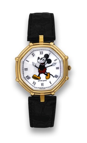 GERALD GENTA REF. 3260.7 YELLOW GOLD.MICKEY MOUSE.G_rald Genta, Gen