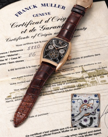 FRANCK MULLER CINTREE CURVEX PERPETUAL CALENDAR TOURBILLON.Franck Muller, Gen