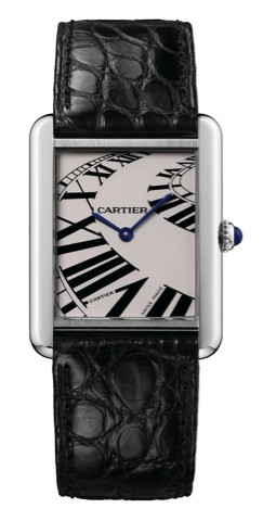 CARTIER TANK SOLO FOR HELP THEM.Cartier, Tank Solo, Chemin de Fer, case No. 704352QX, Ref. 3169. Made in 2012.