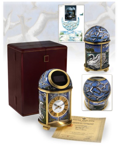 PATEK PHILIPPE, REF. 1437, CYGNES ET MOUETTES PENDULETTE DOME.Patek Philippe, Gen