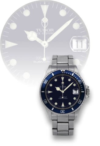 TUDOR, REF. 76000, SUBMARINER-DATE.Tudor Prince Oysterdate Submariner, 200m/ 660ft, case.No. 242479, Ref. 76000. Made in the 1980s..Fine, center seconds, self-winding, water resistant, stainless.steel mid-size wristwatch with date and a stainless steel Tu