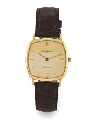 VACHERON CONSTANTiN REF 7390 AUTOMATiC YELLOW GOLD.Vacheron Constantin, geneve, Automatic,movement 656184.case No. 476582, ref.7390. made circa 1970..Fine, self winding, 18K yellow gold wristwatch with an 18K yellow gold.Vacheron Constantin buckle.