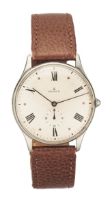 ROLEX REF. 3675 OVERSIZED STEEL. Rolex, case No. 042108, Ref. 3675. Made in the 1930s.. Fine and very rare, oversized, Staybrite (stainless steel). wristwatch.