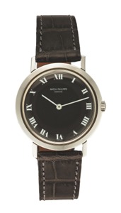 PATEK PHILIPPE REF.3509 STEEL. Patek Philippe, Genève, No. 1149295, case No. 2657403, Ref.. 3509. Made circa 1965.. Fine and unusual, thin, water-resistant, stainless steel wristwatch. with a stainless steel Patek Philippe deployant clasp.