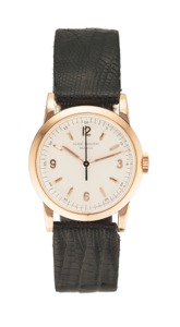 PATEK PHILIPPE REF. 2466 PINK GOLD. Patek Philippe, Genève, movement No. 701288, case No. 666912. Ref. 2466. Made circa 1953.. Very fine and rare, center seconds, 18K pink gold wristwatch.