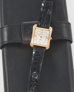 Vacheron Constantin. Liberte Yellow Gold. Vacheron Constantin, Genève, “Les Historiques Toledo”. “Liberte”, “Confoederatio Helvetica 1291 - 1991”, No. 732010. case No. 602861, Ref. 39044. Made circa 1991.. Very fine, rectangular “galbé”, flared, 18K yel