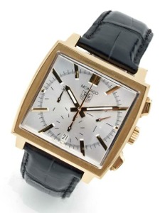 TAG HEUER TAG HEUER Monaco Modèle en or 18K ref CW5140. Contemporain. Chronographe