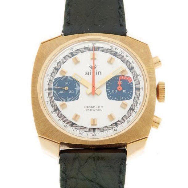 AIRAIN Chronographe,Vers 1970