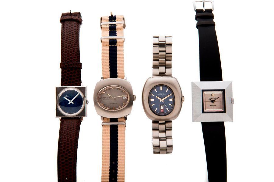 Lot de 4 montres Velester/Fortis/Cordella/Seman's