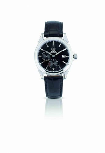 Omega. A fine stainless steel calendar chronometer automatic wristwatch