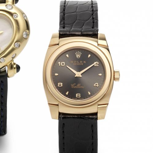 Rolex. A lady's 18ct rose gold wristwatch