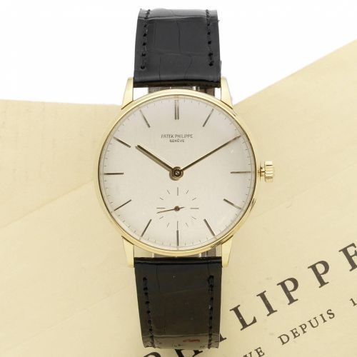Patek Philippe. An 18ct gold manual wind wristwatch