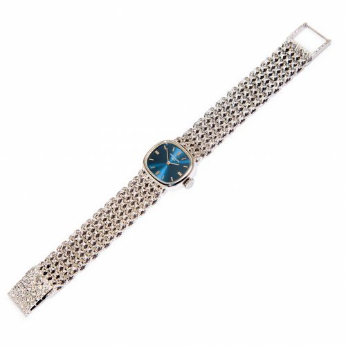 Patek Philippe. A fine 18K white gold lady's bracelet watch