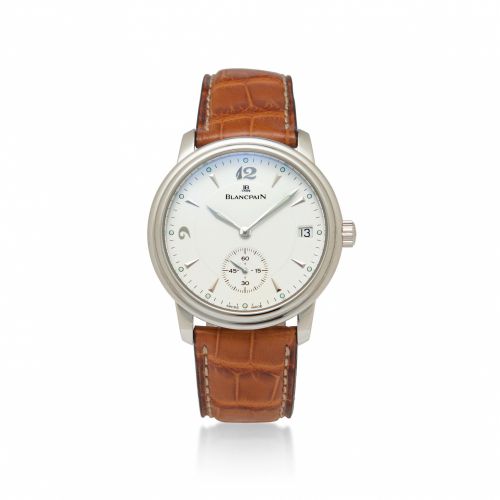 Blancpain. A fine stainless steel automatic wristwatch
