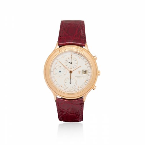 Audemars Piguet. A fine 18K rose gold automatic chronograph wristwatch with date