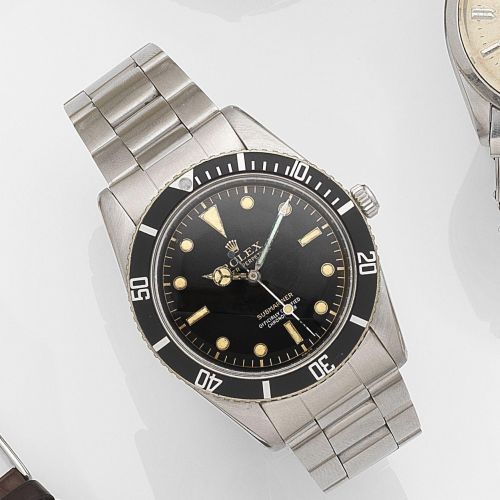 Rolex. A stainless steel automatic bracelet watch