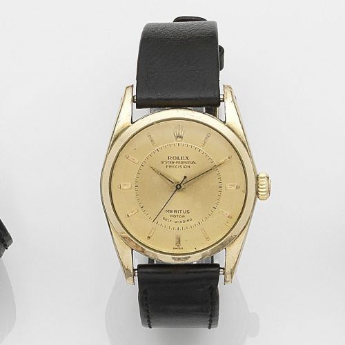 Rolex. A gold plated automatic wristwatch