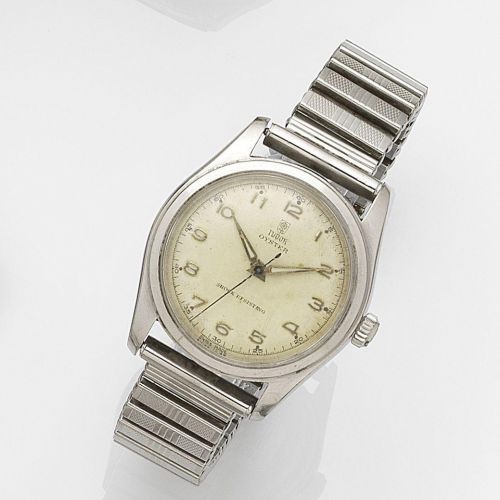 Tudor. A stainless steel manual wind bracelet watch
