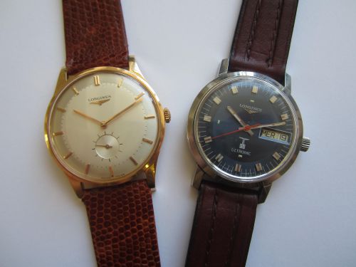 A lot of two Longines wristwatches (AF)