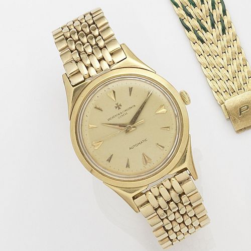 Vacheron Constantin. An 18ct gold automatic bracelet watch