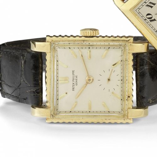 Patek Philippe. An 18ct gold manual wind wristwatch