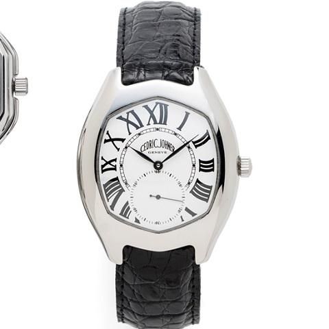 Cedric Johner. A stainless steel automatic wristwatch with box and papers