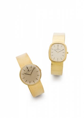 Vacheron Constantin. An 18K gold manual wind bracelet watch