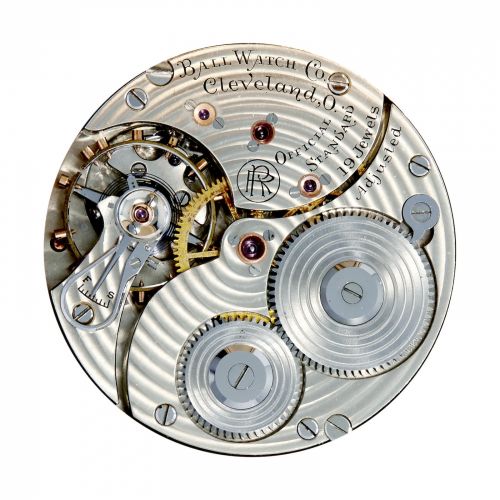 Ball Watch Co. A fine and rare open face railroad watch