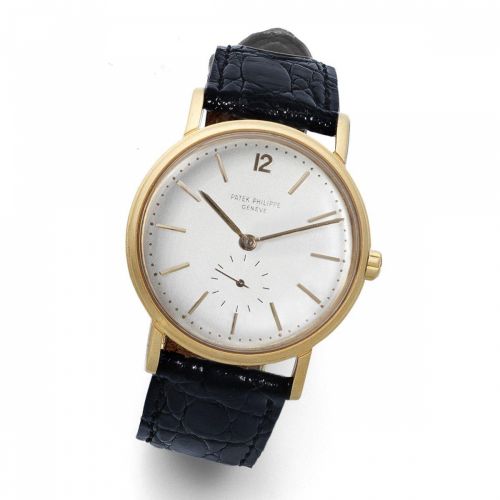 Patek Philippe. A fine 18K rose gold automatic wristwatch