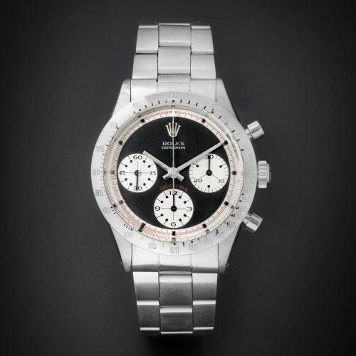 Rolex. A fine and rare stainless steel chronograph bracelet watch