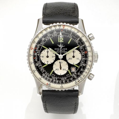 Breitling. A stainless steel manual wind calendar chronograph wristwatch