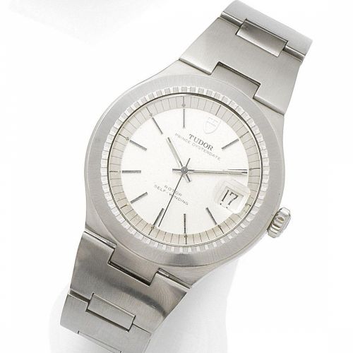Tudor. A stainless steel automatic calendar bracelet watch
