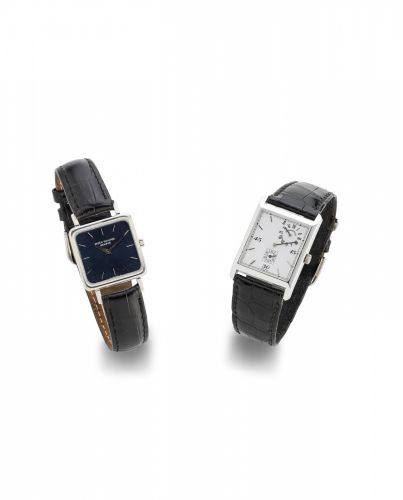 Patek Philippe. An 18K white gold manual wind wristwatch