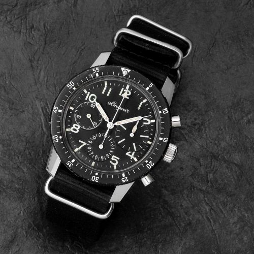 Breguet. A stainless steel manual wind flyback chronograph wristwatch