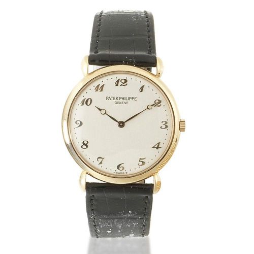 Patek Philippe. An 18K rose gold manual wind wristwatch