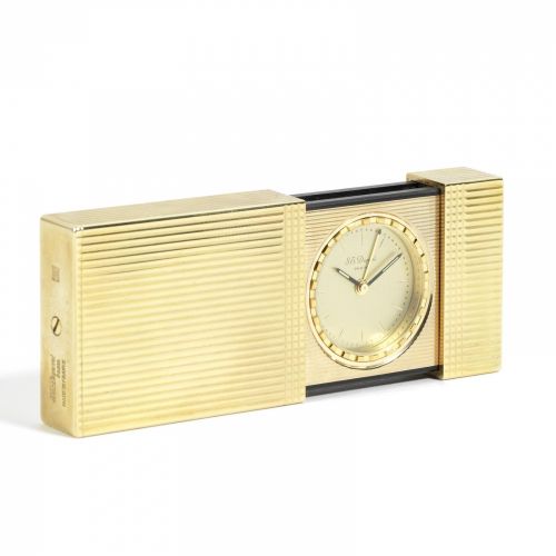 Dupont. A manual wind sliding case watch