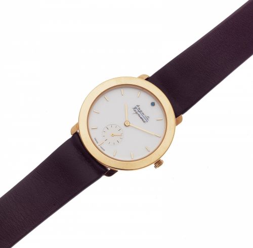 Auguste Raymond. A gold plated manual wind wristwatch